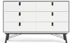 Rye Commode large 6 tiroirs, blanc mat. Voir les images du produit 2