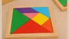 Tangram puzzle hra drevené bloky Náhľad obrázku produktu 9