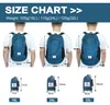 Zaino pieghevole 4Monster, ultra leggero, unisex, ideale Anteprima dell’immagine prodotto 2