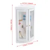 A miniature shower room for a dollhouse, shown from a diagonal angle against a white background. Voir les images du produit