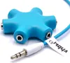 vhbw Audio Splitter Verteiler 6-fach Klinkenverteiler AUX Produktbild-Vorschau 2