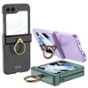 A collage of three phone cases for a foldable phone, each with a ring stand. Produktbild-Vorschau