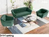 MEBLINI Mini Sofa Set 3-1-1 für Wohnzimmer - Mini Lounge Produktbild-Vorschau 2