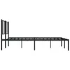 Bettgestell mit Kopfteil Metall Schwarz 183x213 cm Produktbild-Vorschau 6