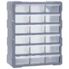 vidaXL Organizer z wieloma szufladami 18 szuflad 38x16x47 Podgląd zdjęcia produktu 7
