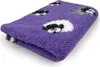 Tierbett für Hunde, lila, Wolly Schaf Design, 150 x 100 cm, Produktbild-Vorschau 1