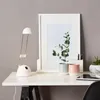 Weiße Schreibtischlampe mit Teleskoparm Produktbild-Vorschau 3