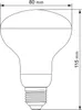 LED žiarovka pre rast rastlín VIDEX-E27-R80-9W-FITO Náhľad obrázku produktu 3