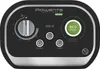 A close-up view of the control panel of a Rowenta Mini Excel Eco Safe heater. Voir les images du produit