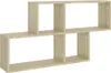 vidaXL Étagère murale Chêne Sonoma 100x18x53 cm Bois Voir les images du produit 1