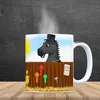 Kaffeebecher mit schwarzes Dressurpferd Motiv Kaffeetasse Produktbild-Vorschau 3