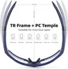 ROCKBROS Photochrome Fahrrad Sonnenbrille Blau Radbrille Produktbild-Vorschau 2