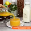 6er-Set Glas-Milchflaschen 1000 ml mit Deckel, luftdicht Voir les images du produit
