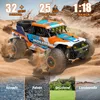RC-Auto Ferngesteuertes Auto mit 7 Farben Lichtern, 32KM/H Produktbild-Vorschau 3