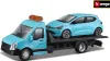 Model odtahového vozu Renault Clio, modrý, měřítko 1:43, Náhled obrázku produktu 3