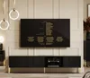 AX LIVING Benvie TV Lowboard schwarz 175 cm Sideboard Produktbild-Vorschau 2