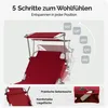 CASARIA® Sonnenliege Klappbar Wetterfest Gartenliege Mit Produktbild-Vorschau 4