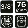 NEO TOOLS Tappo filtro olio 76 mm, 14 angolato Anteprima dell’immagine prodotto 6