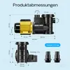 SunSun pompa basenowa 13000l/h 550W pompa basenowa pompa Podgląd zdjęcia produktu 12