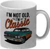 Vintage-Auto Glitzer-Kaffeebecher - I'M NOT OLD, I'M Produktbild-Vorschau 1