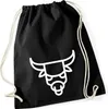 Huuraa Turnbeutel Stier Sternzeichen Symbol 12 Liter Black Produktbild-Vorschau 1