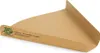 A single brown cardboard pizza tray is shown on a white background. Produktbild-Vorschau
