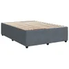 Boxspringbett mit Matratze Dunkelgrau 140x190 cm Samt Produktbild-Vorschau 10