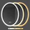 A circular LED mirror with adjustable color temperatures. Náhled obrázku produktu