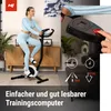 Hop-Sport Heimtrainer Fahrrad HS-010H Rio weiß - Ergometer Produktbild-Vorschau 2