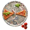 4x pizza talíř Alcazar Ø33cm 4 osoby XL talíř dlaždicový Náhled obrázku produktu 4