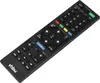 A black remote control is shown against a white background. Produktbild-Vorschau