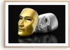 Gerahmtes Poster - Rahmen in heller Eiche - Maske Theater Produktbild-Vorschau 1