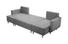 Easy4You Ecksofa Grau BALDUR U-Form – 303x93x145 cm - Produktbild-Vorschau 4
