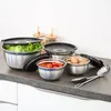 Relaxdays BOWLY, Sada, Zwart, Roestvrij staal, 0,8 liter, 1 Productafbeelding-voorbeeld 2