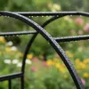 Relaxdays Rosenbogen Metall, mit Pflanzkästen, Torbogen Produktbild-Vorschau 6
