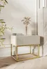 Selsey VELDIO - Nachttisch mit Schublade, Graubeige Taupe Produktbild-Vorschau 2