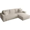 Ecksofa Parys L-form Polsterecke mit Cord-Bezug mit Produktbild-Vorschau 2