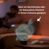 INDIGOS UG - 3D LED Nachttischlampe - Ring - Produktbild-Vorschau 4
