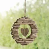 Appendiabiti decorativo cuore driftwood stile casa di Anteprima dell’immagine prodotto 5