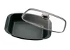 A rectangular roasting pan with a glass lid, shown from a slightly elevated angle against a white background. Anteprima dell’immagine prodotto