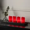 Best Season 4er LED-Wachskerzenset mit Fernbedienung, rot, Produktbild-Vorschau 6