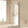 EMKE 70x140cm Parawan prysznicowy do wanny Parawan składany Podgląd zdjęcia produktu 8