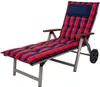 Auflage Rollliege Rom 0851 rot-blau kariert 190x60x9 cm Produktbild-Vorschau 1