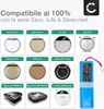 CELLONIC 1x Batteria per Aspirapolvere Compatibile con ZACO Anteprima dell’immagine prodotto 3