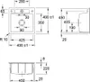 Villeroy & Boch Keramikspüle 33451Fi4, Siluet 50 S flat Produktbild-Vorschau 6