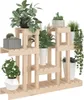 vidaXL Stojak na rośliny 104,5x25x77,5 cm lite drewno Podgląd zdjęcia produktu 4