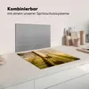 KitchenYeah© Herdabdeckplatte Hirsche - Sonne - Bäume , Produktbild-Vorschau 3