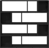 Bücherschrank/Raumteiler Eiche schwarz 105x24x102 cm Produktbild-Vorschau 5