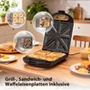 Taylor Swoden 3-in-1-Sandwichmaker, Waffeleisen Backblech Produktbild-Vorschau 6
