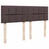 Boxspringbett mit Matratze Dunkelbraun 140x200 cm Stoff Produktbild-Vorschau 7